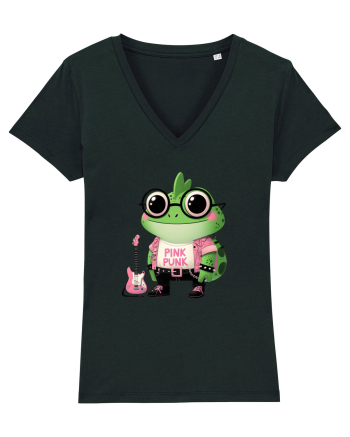 Pink Punk -green toad 1 Black