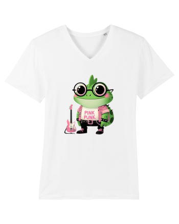 Pink Punk -green toad 1 White