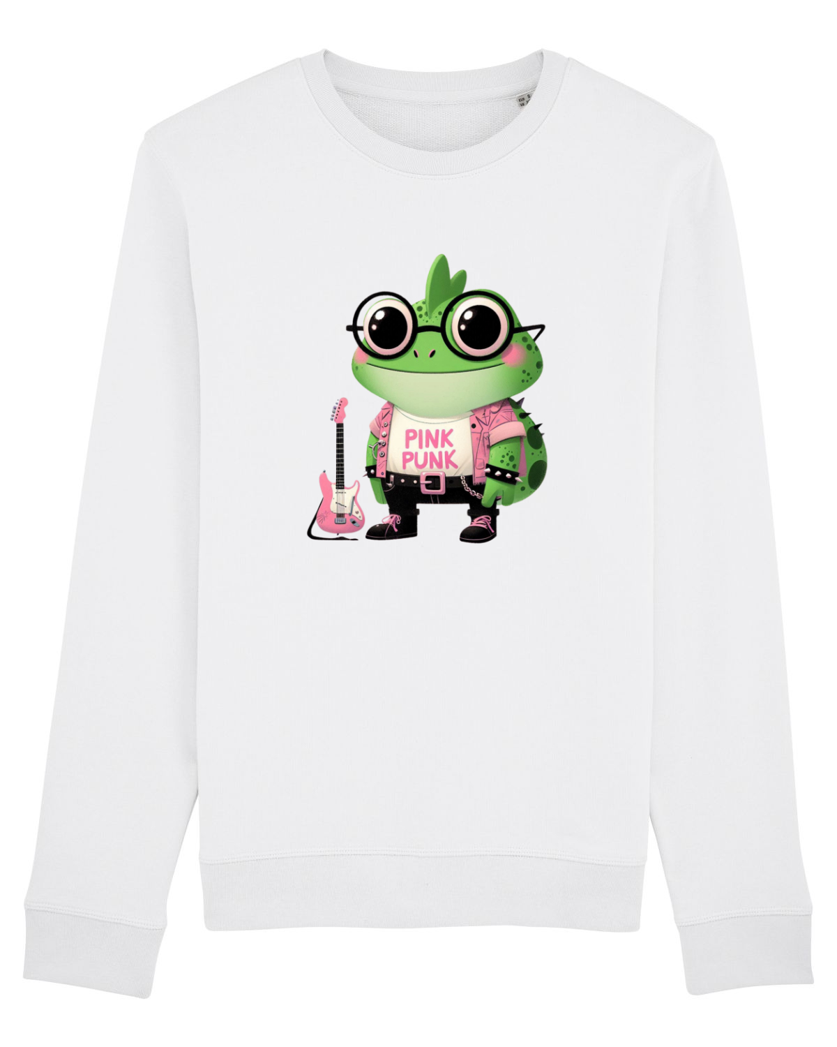 Bluză mânecă lungă Unisex Rise White