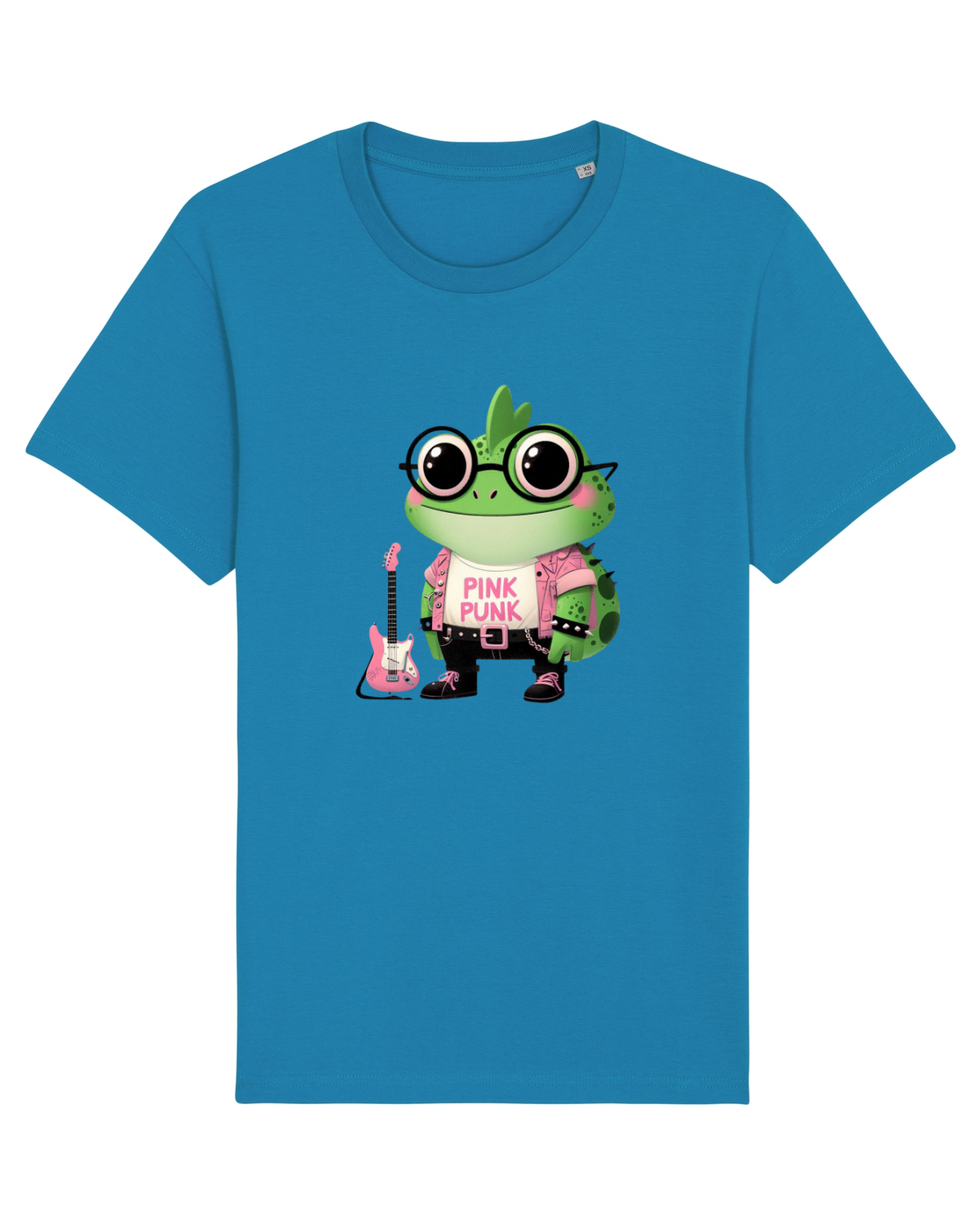 Tricou mânecă scurtă Unisex Rocker Azur