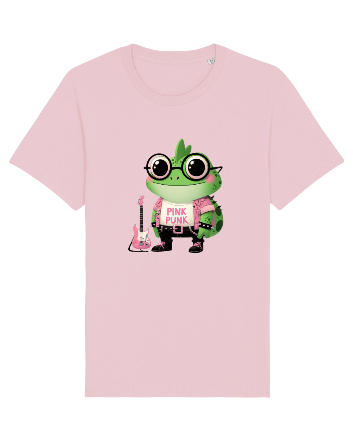 Tricou mânecă scurtă Unisex Rocker Cotton Pink