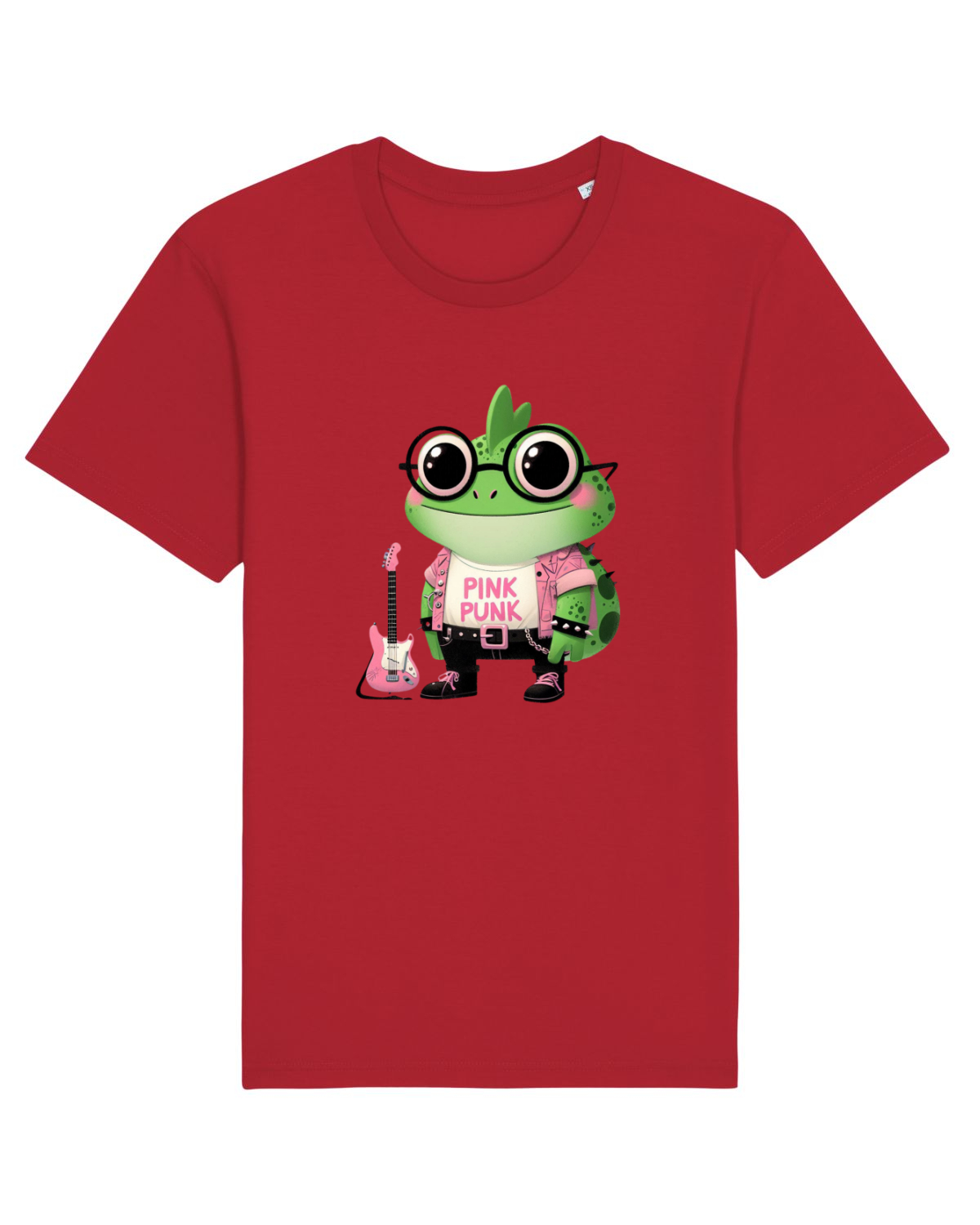 Tricou mânecă scurtă Unisex Rocker Red
