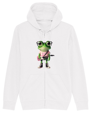 Pink Punk -green toad 2 White