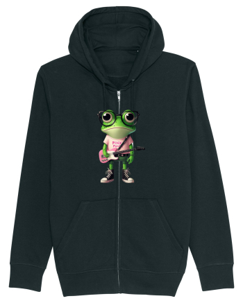 Pink Punk -green toad 2 Black