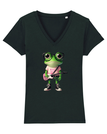 Pink Punk -green toad 2 Black