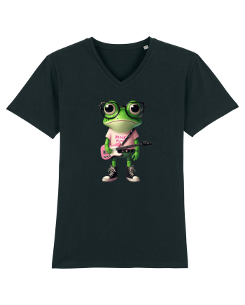 Pink Punk -green toad 2 Black