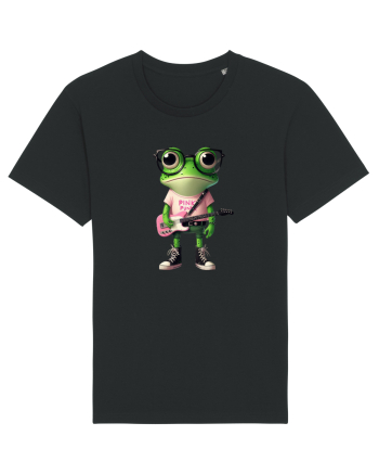 Pink Punk -green toad 2 Black