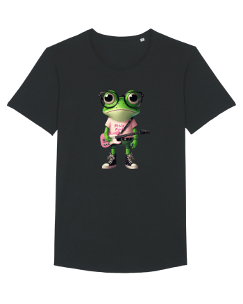 Pink Punk -green toad 2 Black