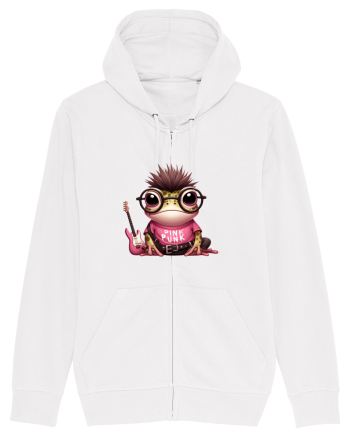Pink Punk -green toad 3 White