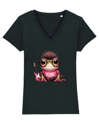 Pink Punk -green toad 3 Black