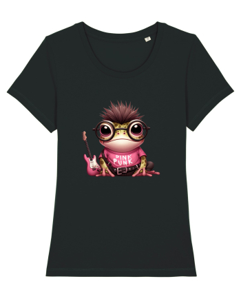 Pink Punk -green toad 3 Black