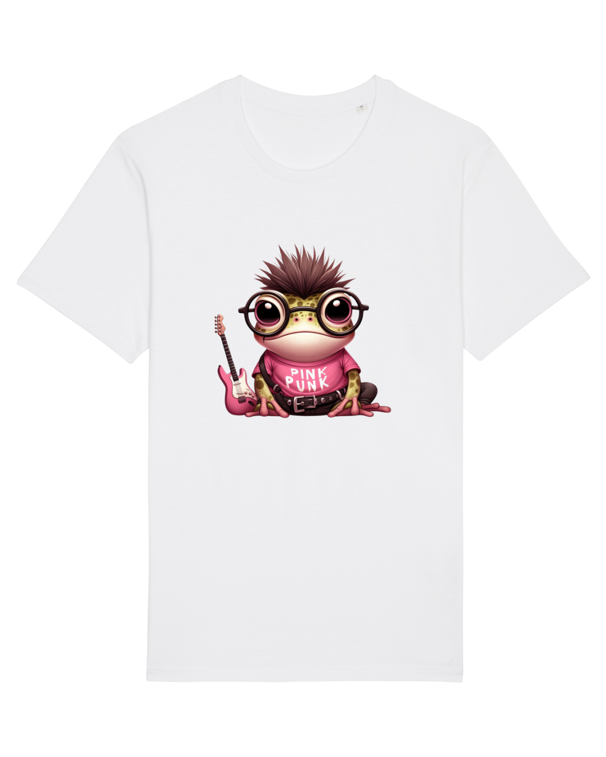 Tricou mânecă scurtă Unisex Rocker White