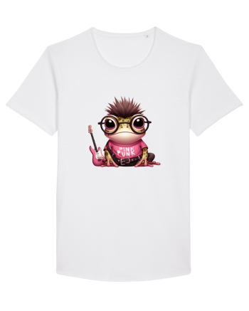 Pink Punk -green toad 3 White