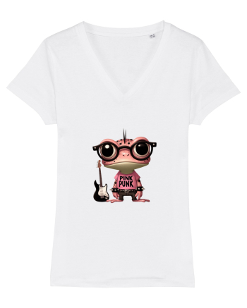 Pink Punk -pink toad 3 White