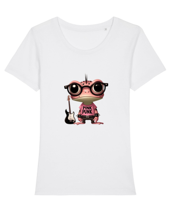 Pink Punk -pink toad 3 White