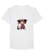 Pink Punk -pink toad 3 Tricou mânecă scurtă guler larg Bărbat Skater