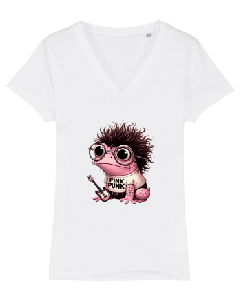 Pink Punk -pink toad 4 White