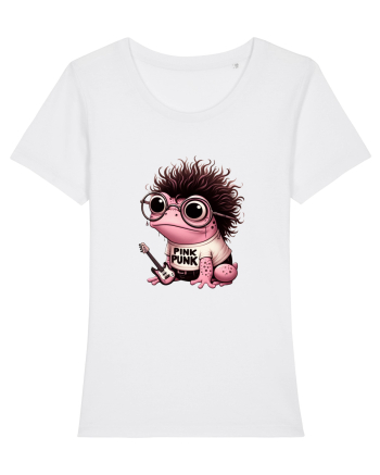 Pink Punk -pink toad 4 White