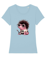 Pink Punk -pink toad 4 Tricou mânecă scurtă guler larg fitted Damă Expresser