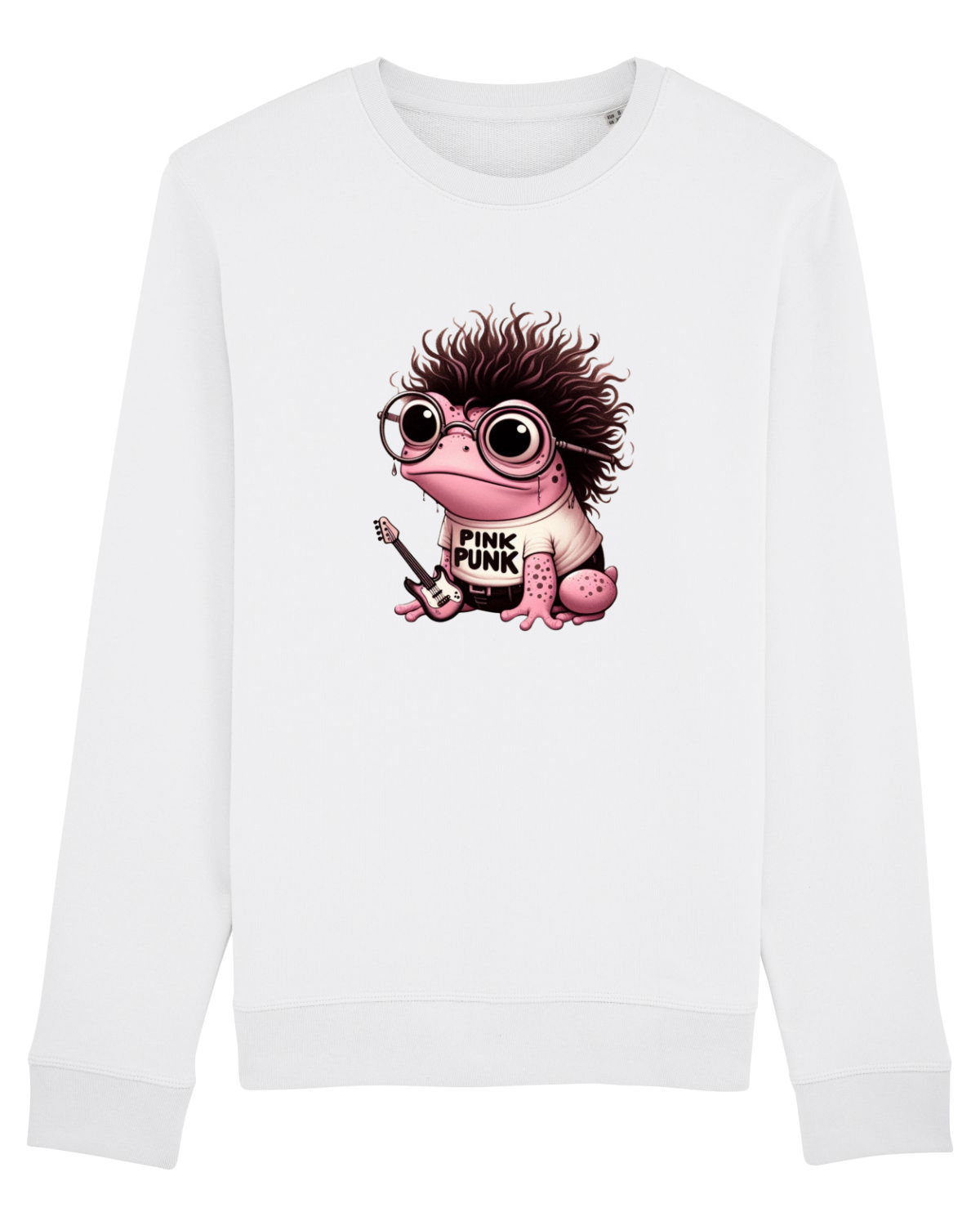 Bluză mânecă lungă Unisex Rise White