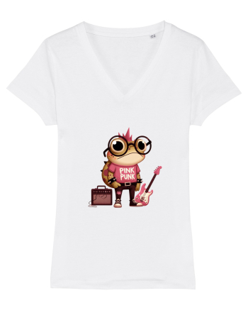 Pink Punk -pink toad 5 White