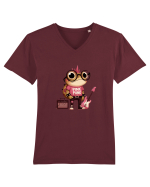 Pink Punk -pink toad 5 Tricou mânecă scurtă guler V Bărbat Presenter