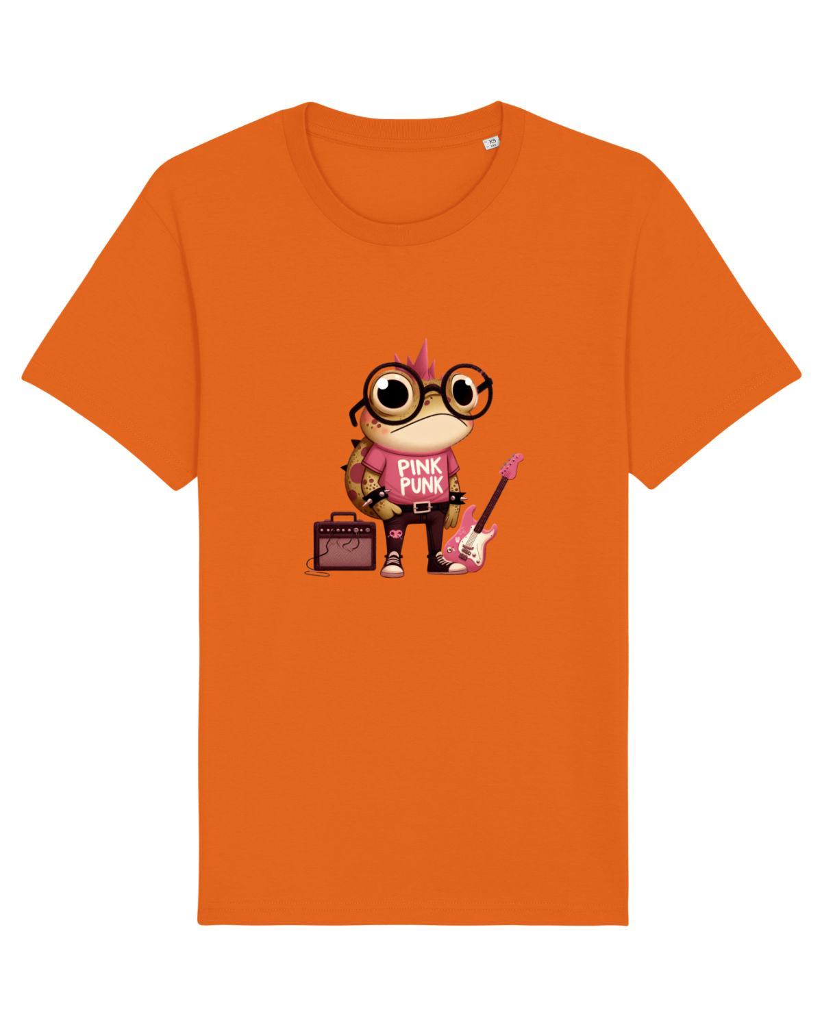 Tricou mânecă scurtă Unisex Rocker Bright Orange