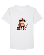 Pink Punk -pink toad 5 Tricou mânecă scurtă guler larg Bărbat Skater