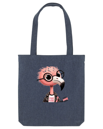 Pink Punk -pink flamingo 1 Midnight Blue