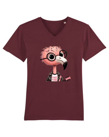 Pink Punk -pink flamingo 1 Burgundy