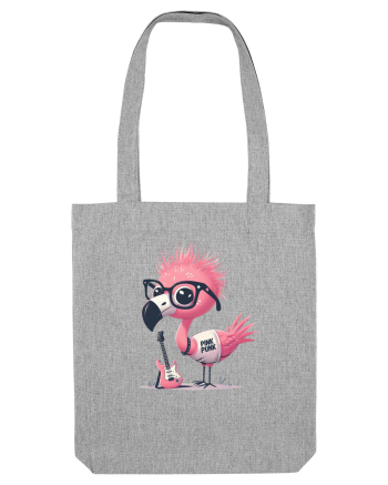 Pink Punk -pink flamingo 2 Heather Grey