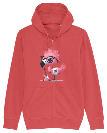 Pink Punk -pink flamingo 2 Carmine Red