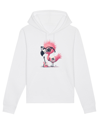 Pink Punk -pink flamingo 2 White