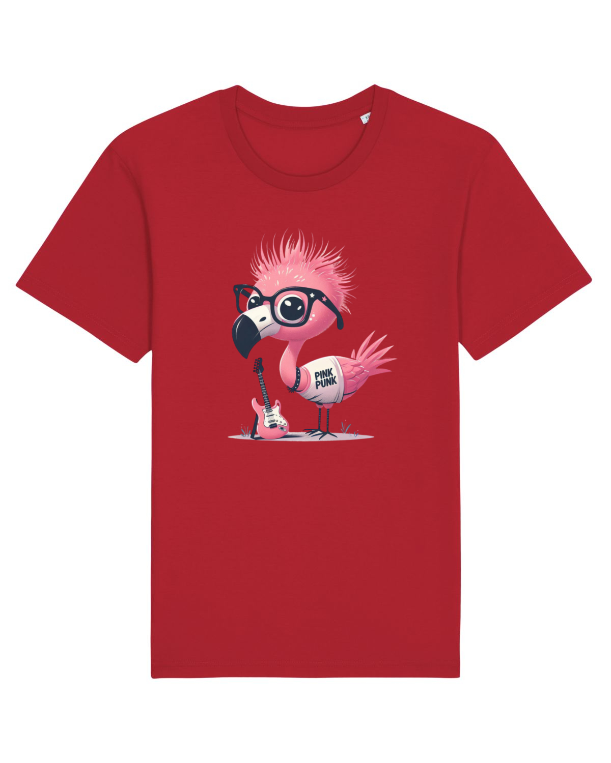 Tricou mânecă scurtă Unisex Rocker Red