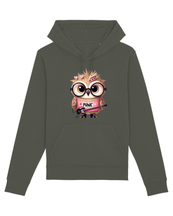 Pink Punk -owl 1 Khaki
