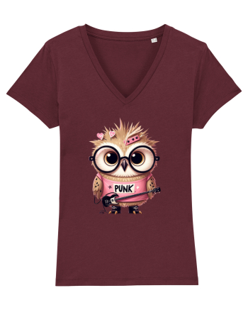 Pink Punk -owl 1 Burgundy