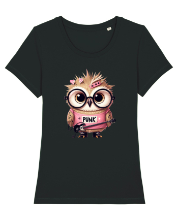 Pink Punk -owl 1 Black