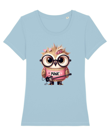 Pink Punk -owl 1 Sky Blue