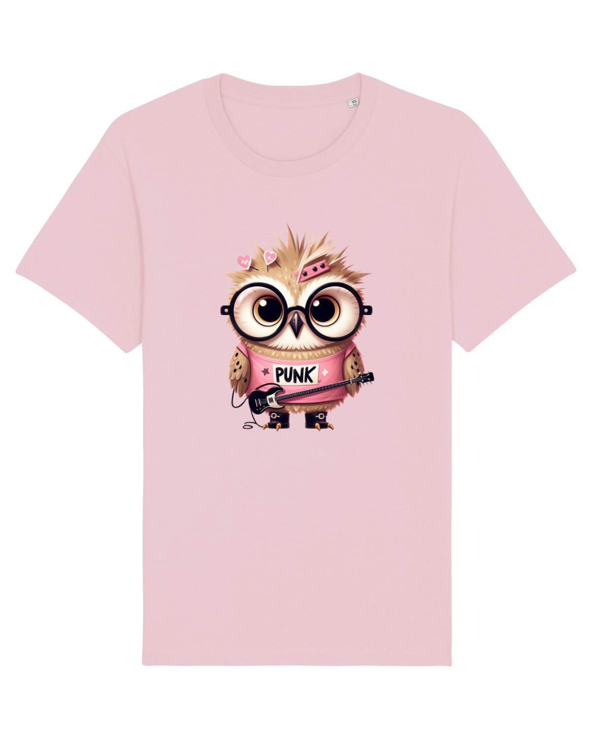Tricou mânecă scurtă Unisex Rocker Cotton Pink
