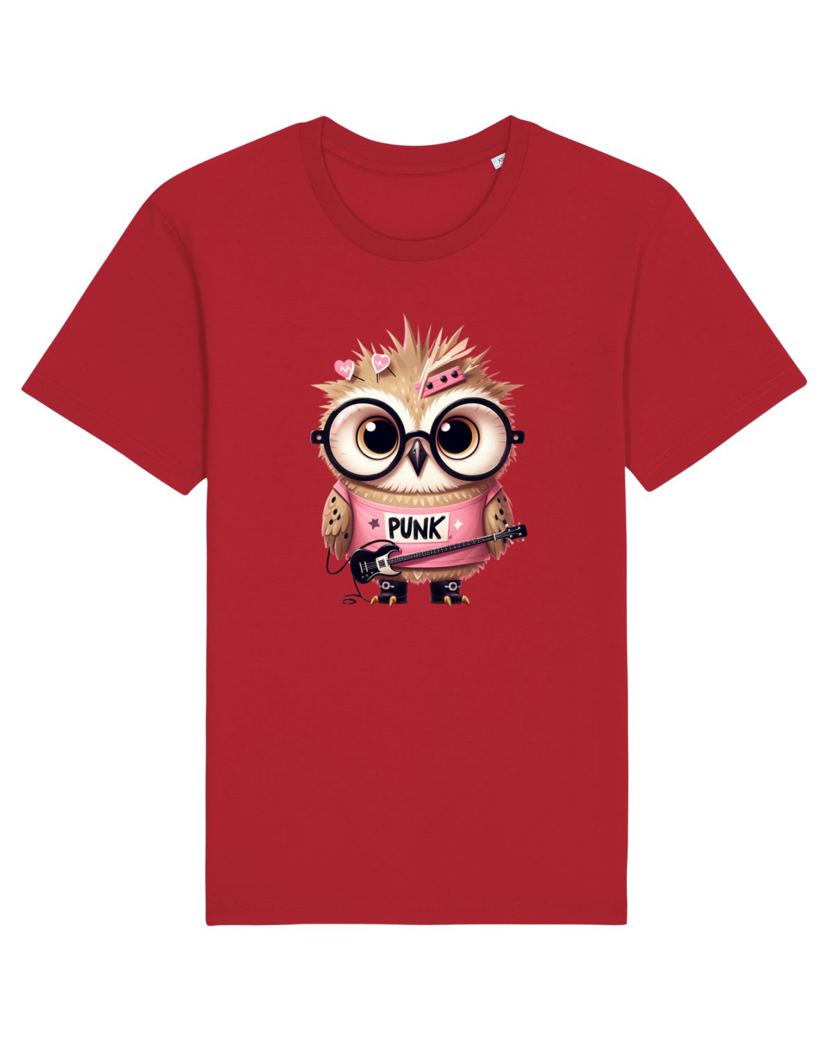 Tricou mânecă scurtă Unisex Rocker Red