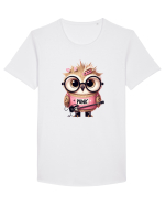 Pink Punk -owl 1 Tricou mânecă scurtă guler larg Bărbat Skater