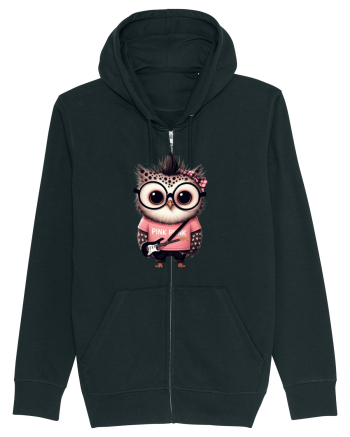 Pink Punk -owl 2 Black