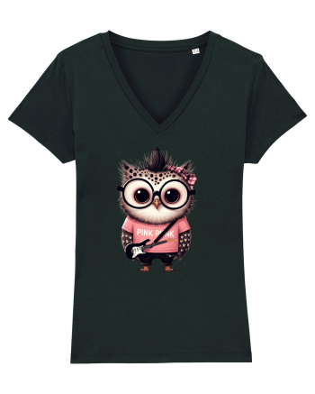 Pink Punk -owl 2 Black