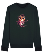 Pink Punk -robin 1 Bluză mânecă lungă Unisex Rise