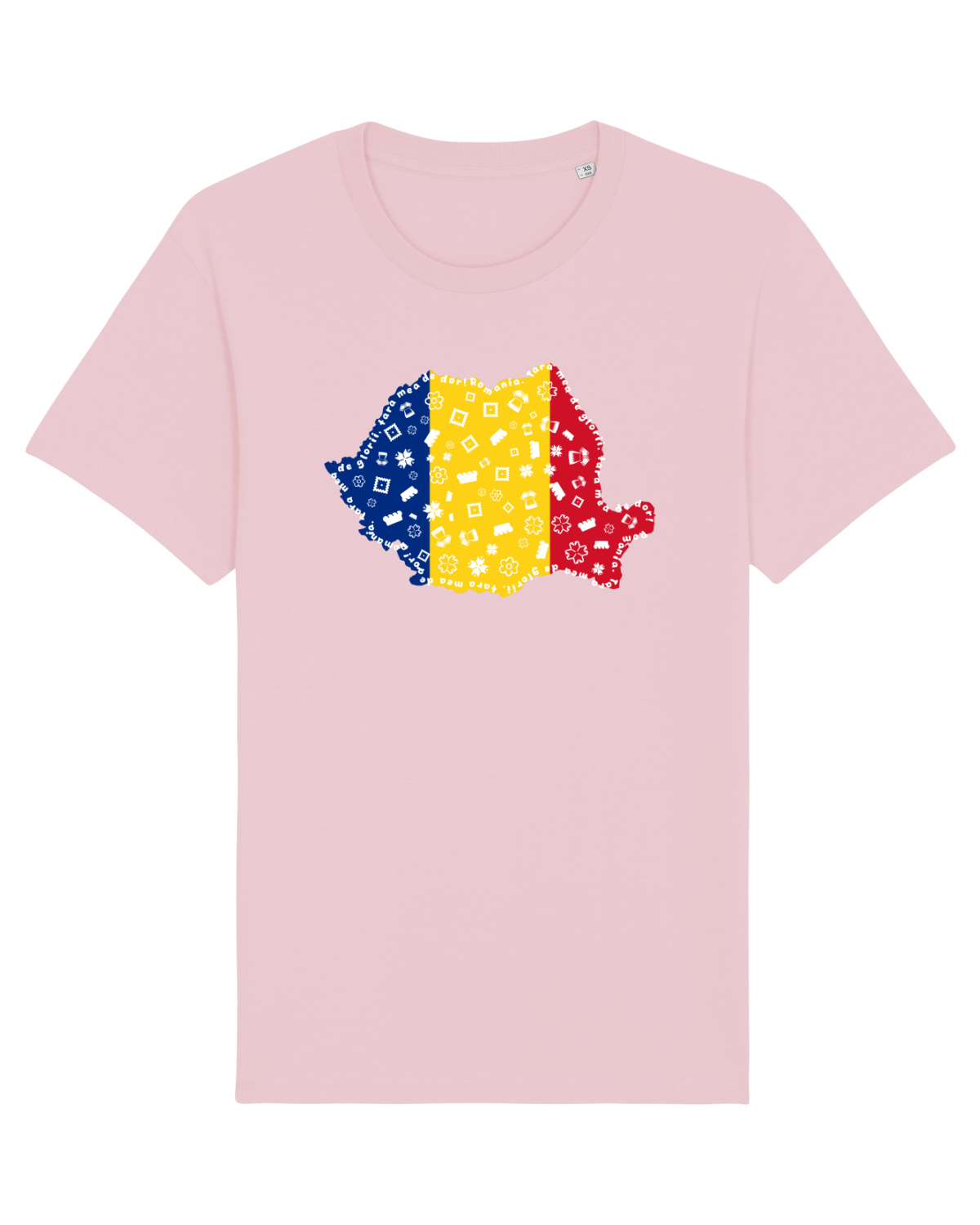 Tricou mânecă scurtă Unisex Rocker Cotton Pink