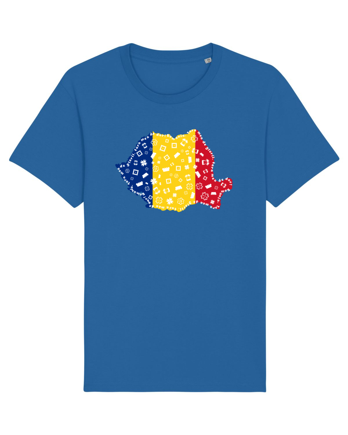 Tricou mânecă scurtă Unisex Rocker Royal Blue