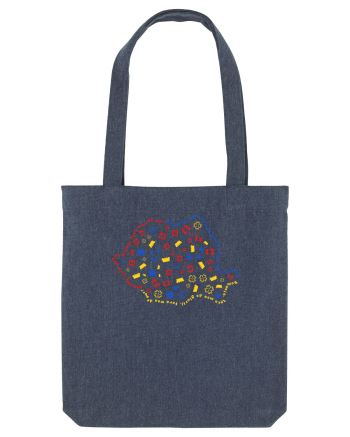 Harta ROmania Midnight Blue