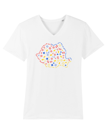 Harta ROmania White