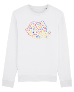 Harta ROmania Bluză mânecă lungă Unisex Rise