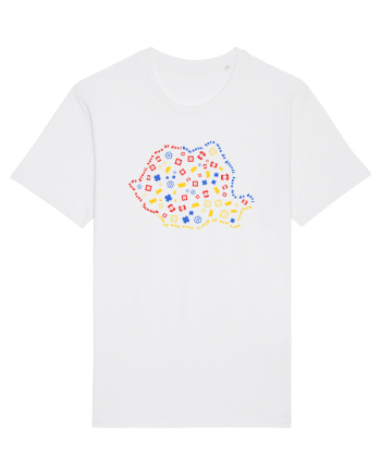 Harta ROmania White